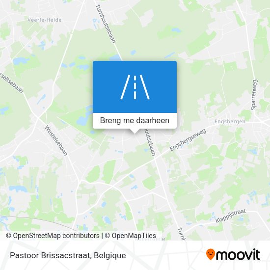 Pastoor Brissacstraat kaart