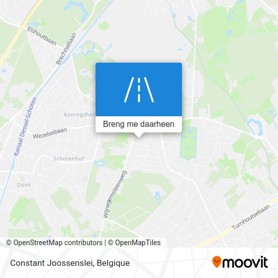 Constant Joossenslei kaart