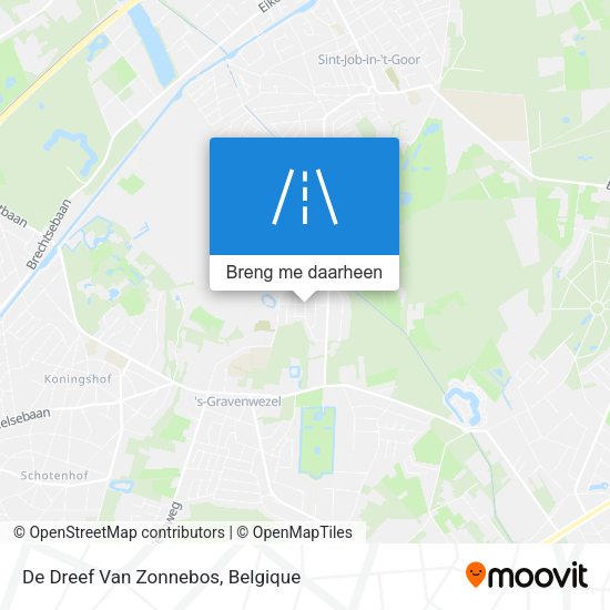 De Dreef Van Zonnebos kaart