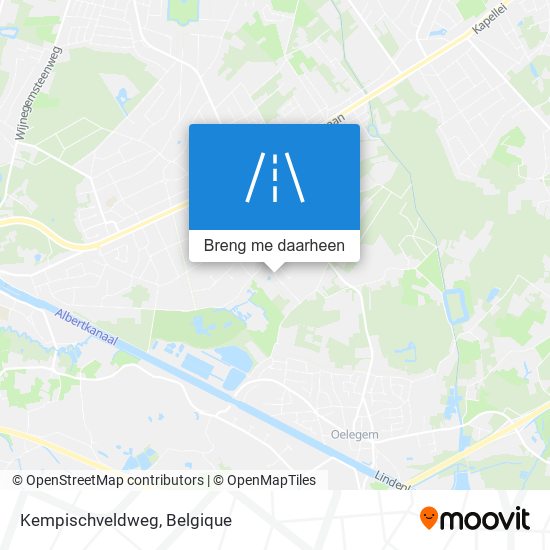 Kempischveldweg kaart