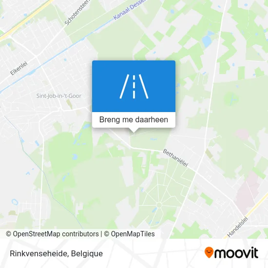 Rinkvenseheide kaart