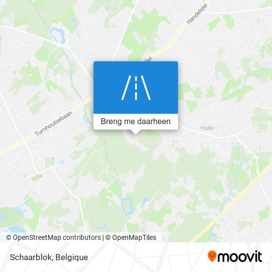 Schaarblok kaart