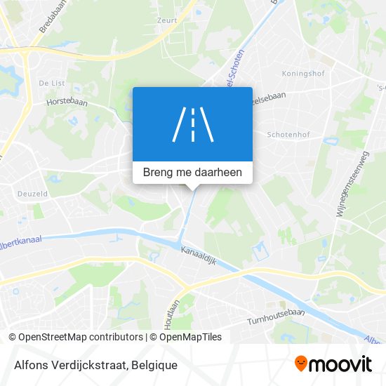 Alfons Verdijckstraat kaart