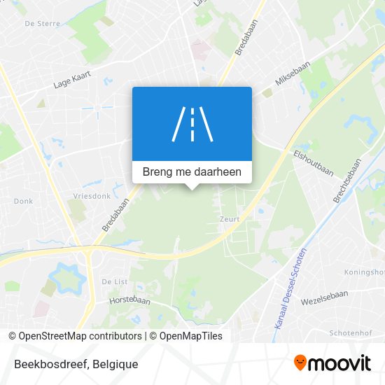 Beekbosdreef kaart