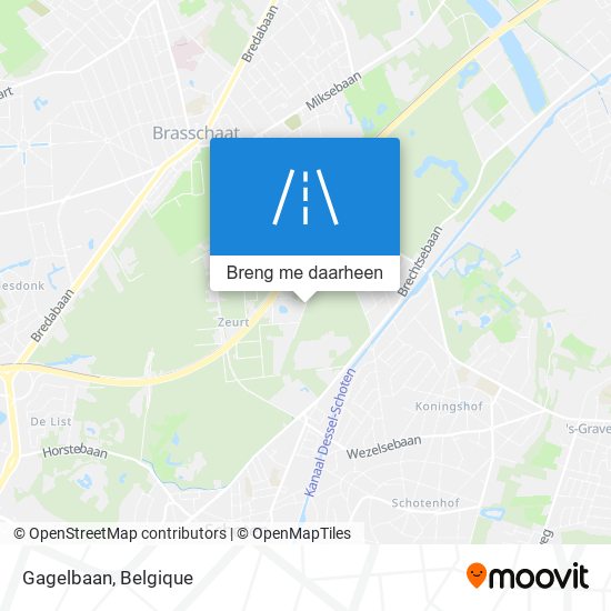 Gagelbaan kaart