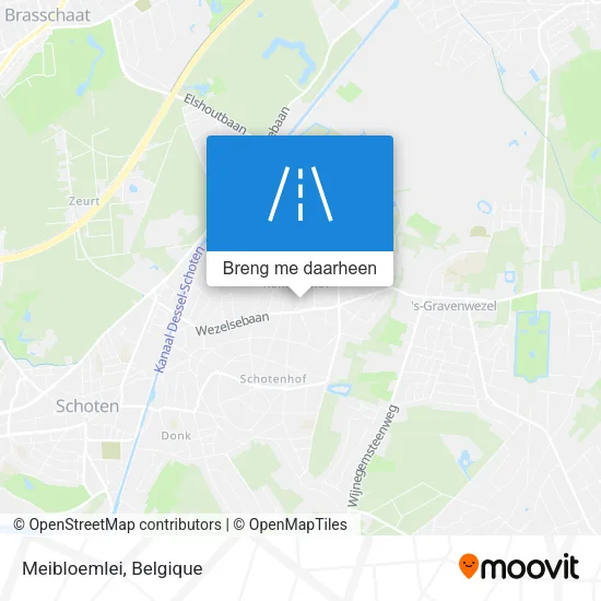 Meibloemlei kaart