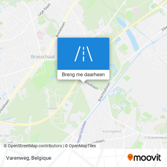 Varenweg kaart