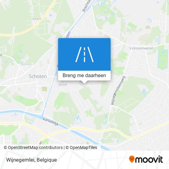 Wijnegemlei kaart