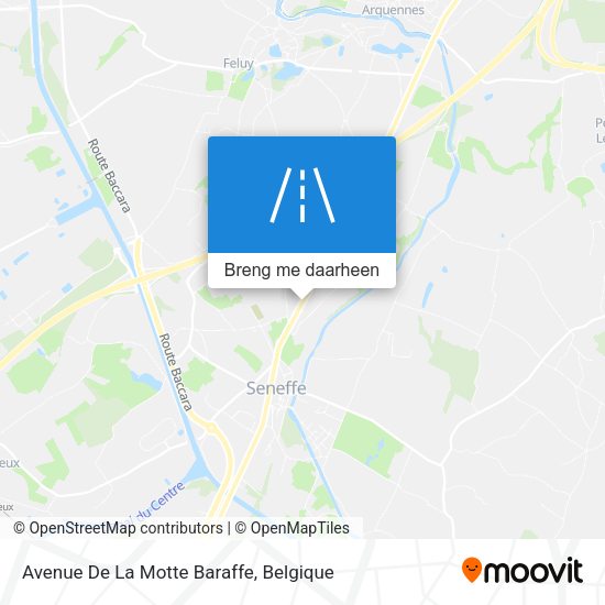 Avenue De La Motte Baraffe kaart