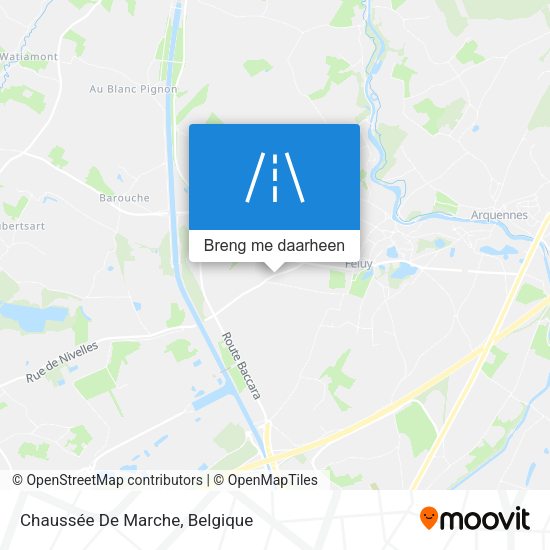 Chaussée De Marche kaart