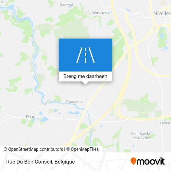 Rue Du Bon Conseil kaart