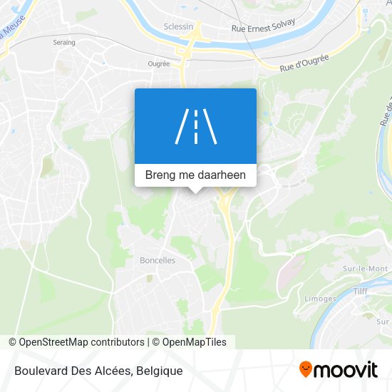 Boulevard Des Alcées kaart
