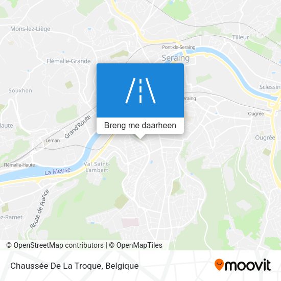 Chaussée De La Troque kaart