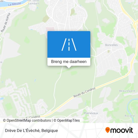 Drève De L'Évèché kaart
