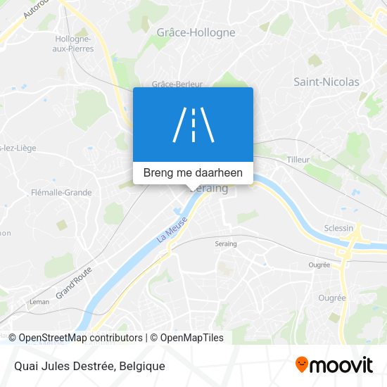 Quai Jules Destrée kaart