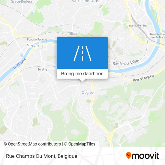 Rue Champs Du Mont kaart