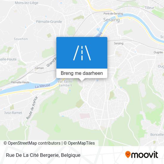 Rue De La Cité Bergerie kaart