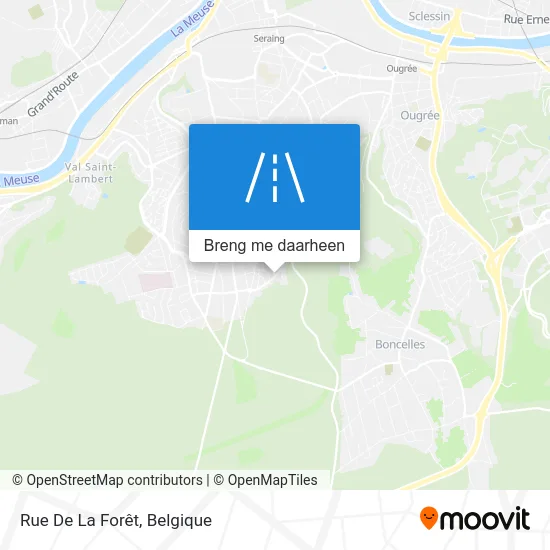 Rue De La Forêt kaart