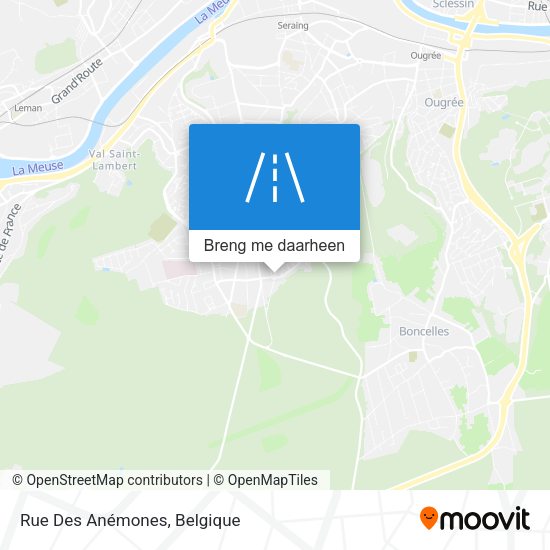 Rue Des Anémones kaart