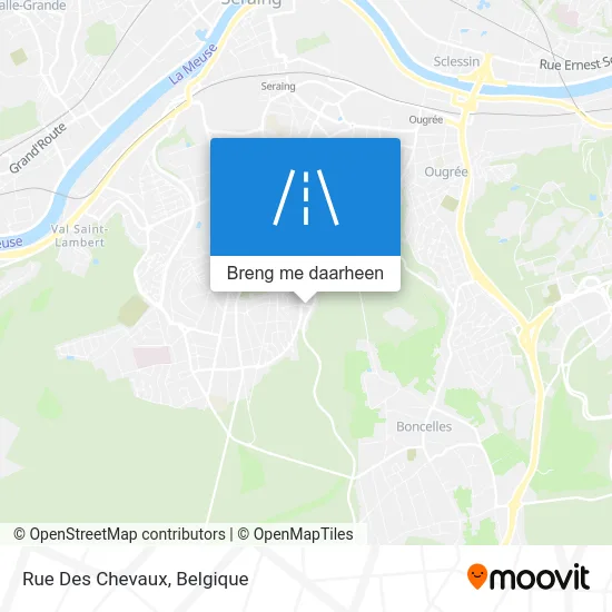 Rue Des Chevaux kaart