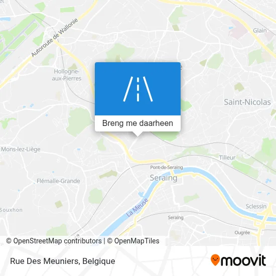 Rue Des Meuniers kaart