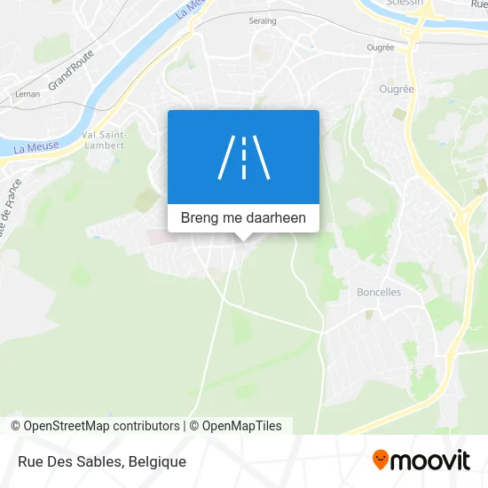 Rue Des Sables kaart