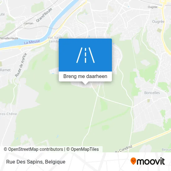 Rue Des Sapins kaart