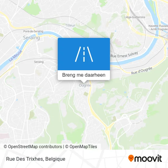 Rue Des Trixhes kaart