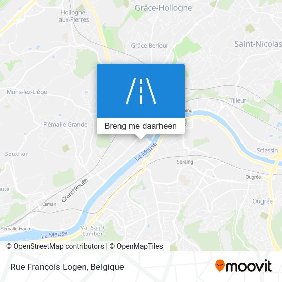 Rue François Logen kaart