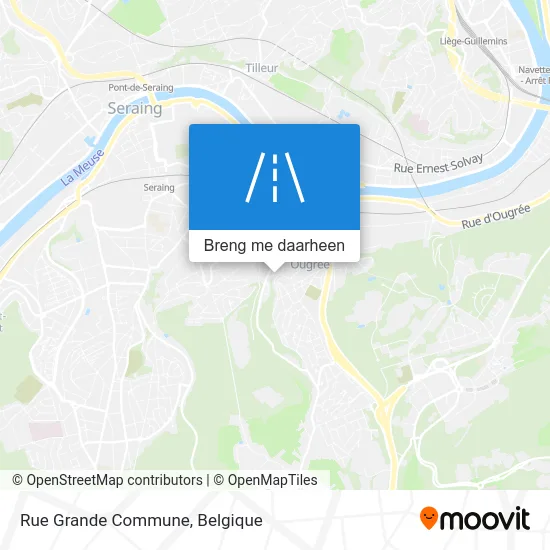 Rue Grande Commune kaart