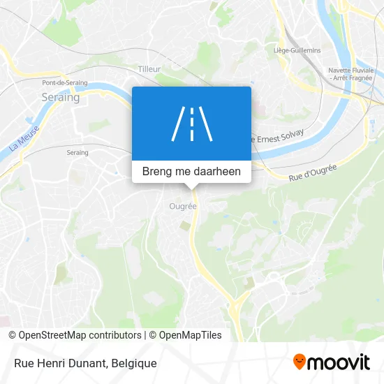 Rue Henri Dunant kaart