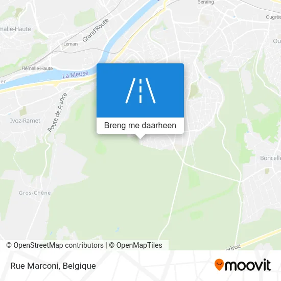 Rue Marconi kaart