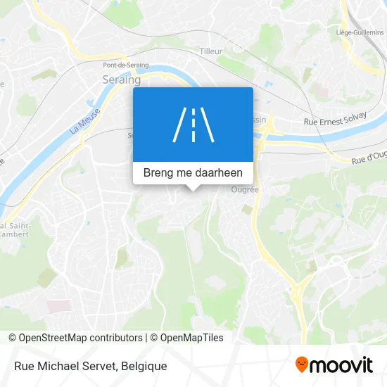 Rue Michael Servet kaart