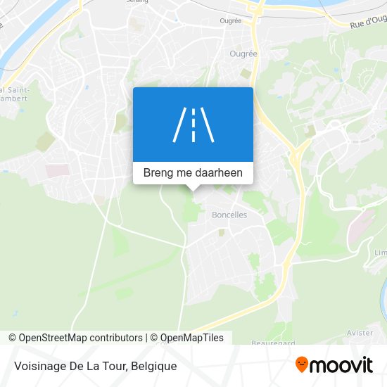 Voisinage De La Tour kaart