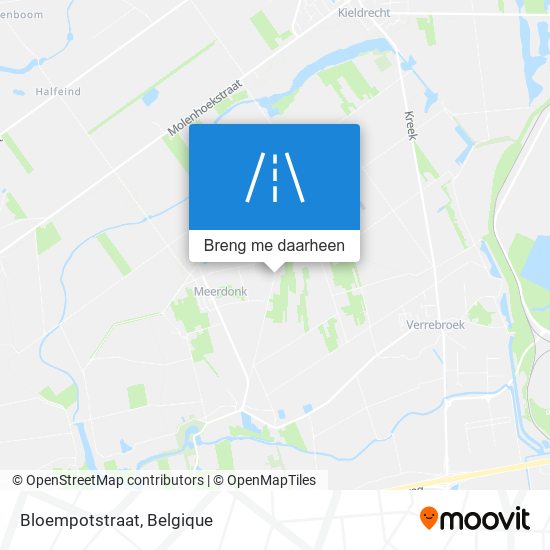 Bloempotstraat kaart