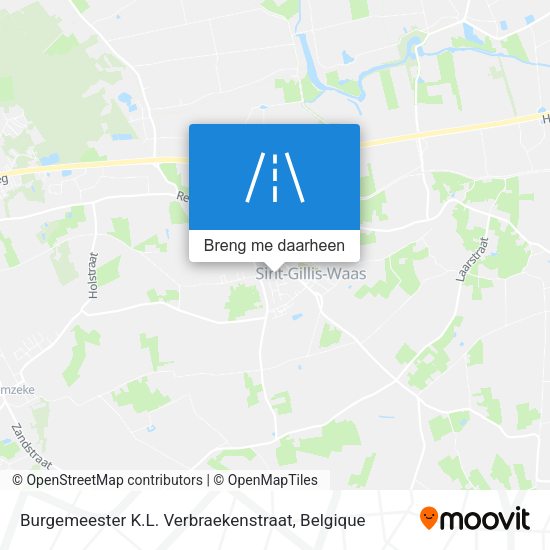 Burgemeester K.L. Verbraekenstraat kaart