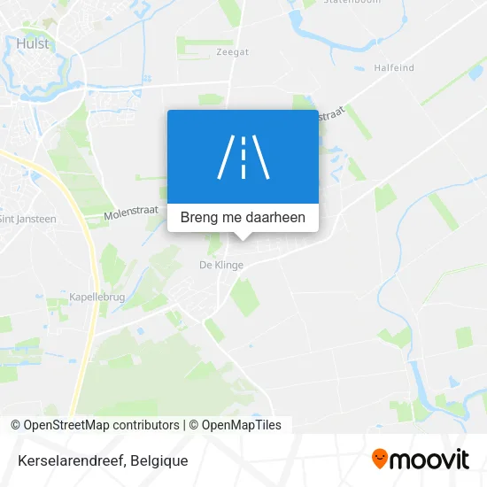 Kerselarendreef kaart