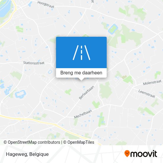 Hageweg kaart