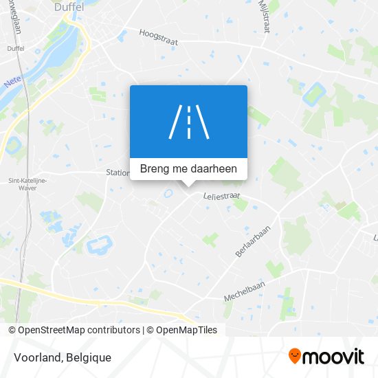 Voorland kaart