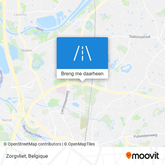 Zorgvliet kaart