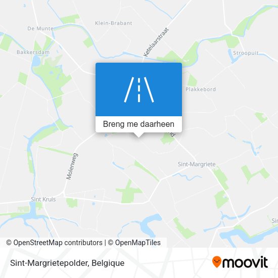 Sint-Margrietepolder kaart