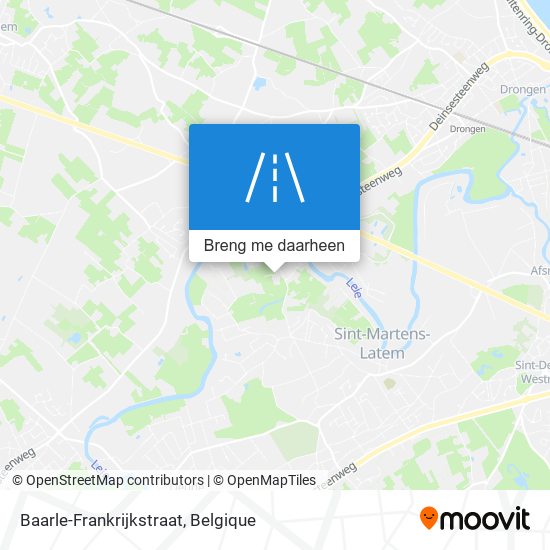 Baarle-Frankrijkstraat kaart