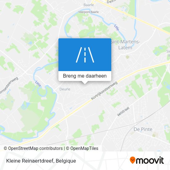 Kleine Reinaertdreef kaart