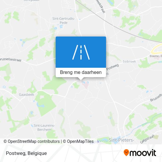 Postweg kaart