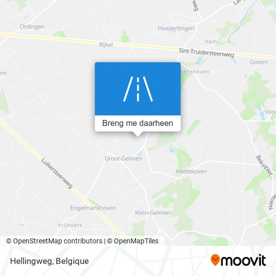 Hellingweg kaart