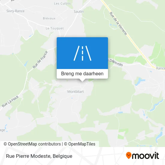 Rue Pierre Modeste kaart