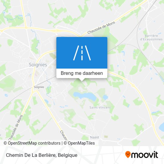 Chemin De La Berlière kaart