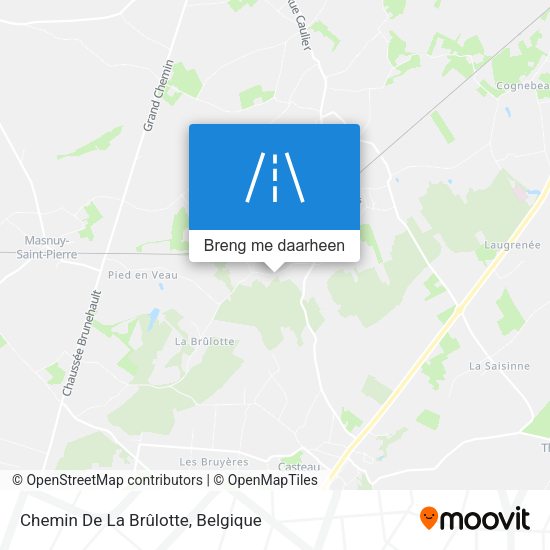 Chemin De La Brûlotte kaart