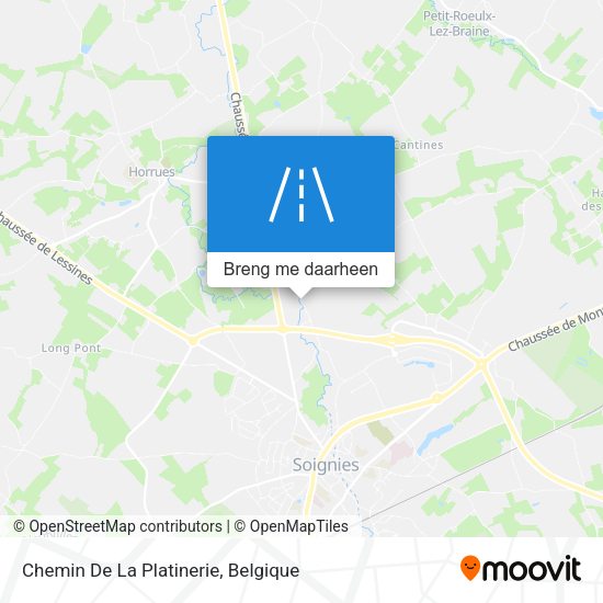 Chemin De La Platinerie kaart