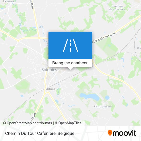 Chemin Du Tour Cafenière kaart